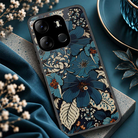 Tecno Pop 7 Pro Cover - ONation Aesthetic Collage Series - HQ Ultra Shine Premium Infinity Glass Soft Silicon Borders Case