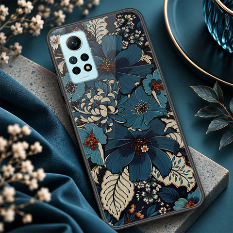 Xiaomi Redmi Note 12 Pro 4G Cover - ONation Botanical Bloom Series - HQ Ultra Shine Premium Infinity Glass Soft Silicon Borders Case