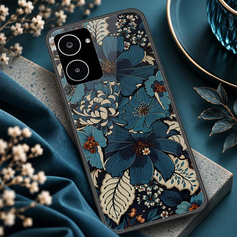 Realme 10 Cover - ONation Botanical Bloom Series - HQ Ultra Shine Premium Infinity Glass Soft Silicon Borders Case