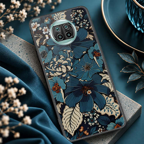 Xiaomi Redmi Note 9 Pro 5G Cover - ONation Botanical Bloom Series - HQ Ultra Shine Premium Infinity Glass Soft Silicon Borders Case