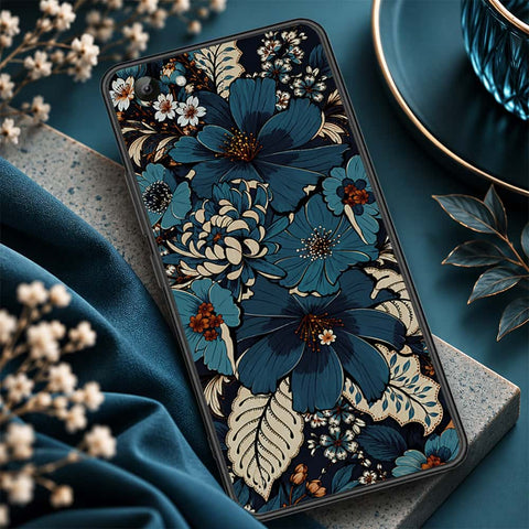 Vivo Y81s Cover - ONation Botanical Bloom Series - HQ Ultra Shine Premium Infinity Glass Soft Silicon Borders Case