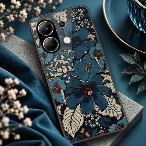 Xiaomi Redmi Note 14S Cover - ONation Botanical Bloom Series - HQ Ultra Shine Premium Infinity Glass Soft Silicon Borders Case