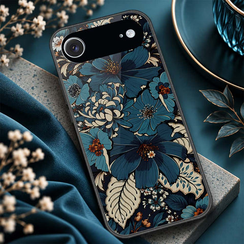 iPhone 18 Air - ONation Botanical Bloom Series - HQ Ultra Shine Premium Infinity Glass Soft Silicon Borders Case