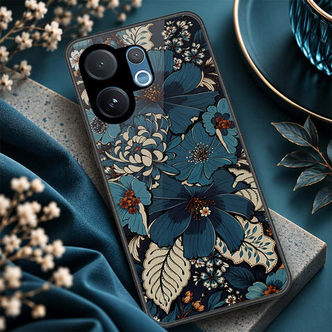 Vivo T4 Pro Cover - ONation Botanical Bloom Series - HQ Ultra Shine Premium Infinity Glass Soft Silicon Borders Case