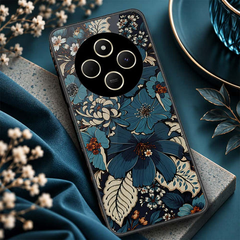 Xiaomi Redmi 14C Cover - ONation Botanical Bloom Series - HQ Ultra Shine Premium Infinity Glass Soft Silicon Borders Case