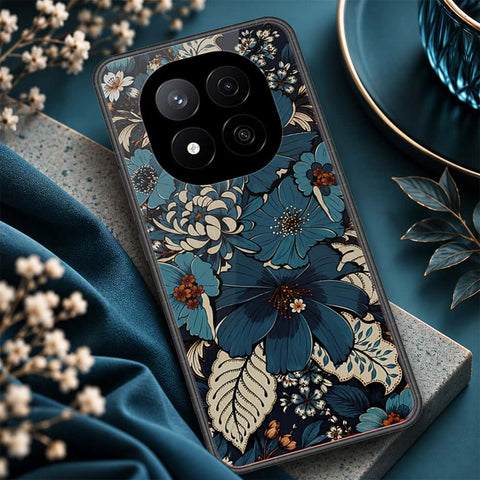 Xiaomi Poco X7 Cover - ONation Botanical Bloom Series - HQ Ultra Shine Premium Infinity Glass Soft Silicon Borders Case