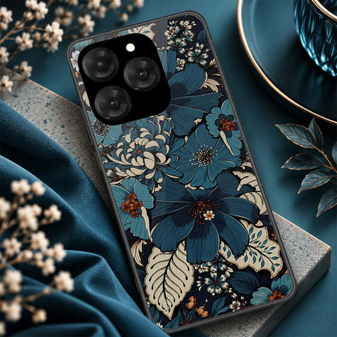 Realme 15T Cover - ONation Botanical Bloom Series - HQ Ultra Shine Premium Infinity Glass Soft Silicon Borders Case