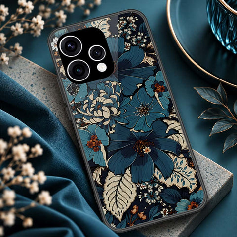 Oppo Reno 15 Cover - ONation Botanical Bloom Series - HQ Ultra Shine Premium Infinity Glass Soft Silicon Borders Case