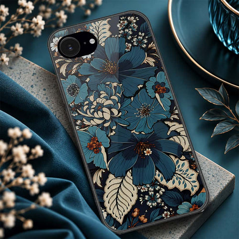 iPhone 18e Cover - ONation Botanical Bloom Series - HQ Ultra Shine Premium Infinity Glass Soft Silicon Borders Case