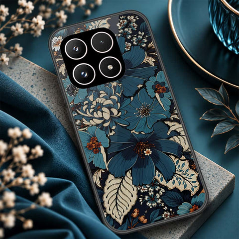 Xiaomi 17 Cover - ONation Botanical Bloom Series - HQ Ultra Shine Premium Infinity Glass Soft Silicon Borders Case