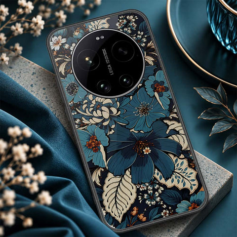 Xiaomi 17 Ultra Cover - ONation Botanical Bloom Series - HQ Ultra Shine Premium Infinity Glass Soft Silicon Borders Case