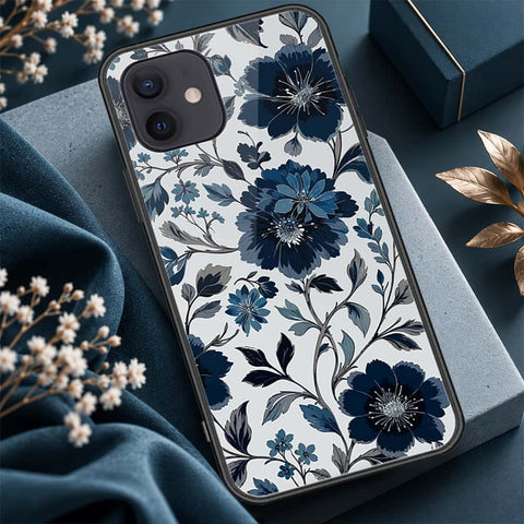 iPhone 12 - ONation Botanical Bloom Series - HQ Ultra Shine Premium Infinity Glass Soft Silicon Borders Case