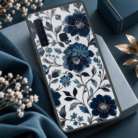 Samsung Galaxy A9 Star Pro Cover - ONation Botanical Bloom Series - HQ Ultra Shine Premium Infinity Glass Soft Silicon Borders Case