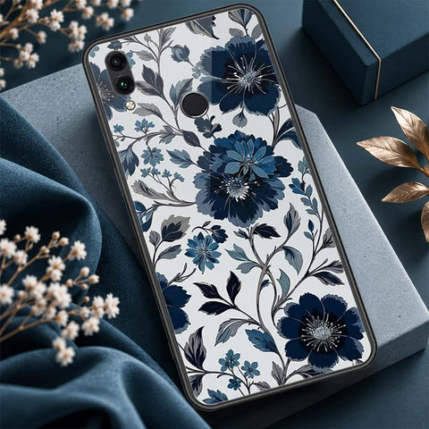 Huawei Honor 10 Lite Cover - ONation Botanical Bloom Series - HQ Ultra Shine Premium Infinity Glass Soft Silicon Borders Case