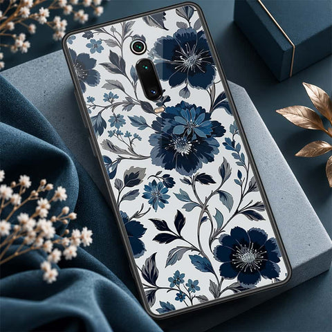 Xiaomi Mi 9T Pro Cover - ONation Botanical Bloom Series - HQ Ultra Shine Premium Infinity Glass Soft Silicon Borders Case