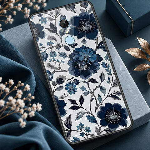 Xiaomi Redmi Note 5 / Redmi 5 Plus Cover - ONation Botanical Bloom Series - HQ Ultra Shine Premium Infinity Glass Soft Silicon Borders Case