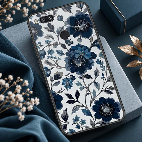Xiaomi Mi A1 / Mi 5X Cover - ONation Botanical Bloom Series - HQ Ultra Shine Premium Infinity Glass Soft Silicon Borders Case