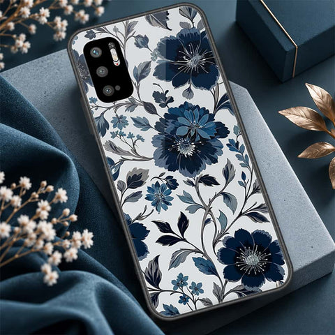 Xiaomi Redmi Note 10 5G Cover - ONation Botanical Bloom Series - HQ Ultra Shine Premium Infinity Glass Soft Silicon Borders Case