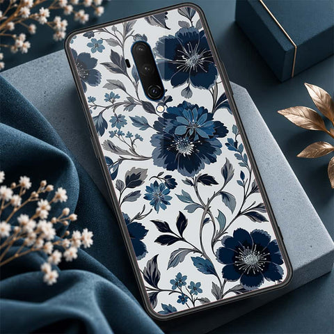 OnePlus 7T Pro Cover - ONation Botanical Bloom Series - HQ Ultra Shine Premium Infinity Glass Soft Silicon Borders Case