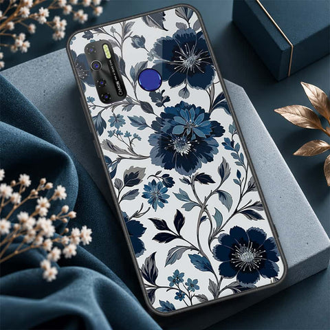 Tecno Spark 5 Pro Cover - ONation Botanical Bloom Series - HQ Ultra Shine Premium Infinity Glass Soft Silicon Borders Case