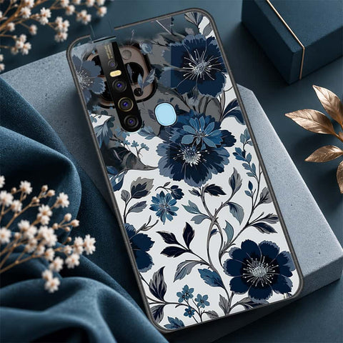 Tecno Camon 15 Pro Cover - ONation Botanical Bloom Series - HQ Ultra Shine Premium Infinity Glass Soft Silicon Borders Case