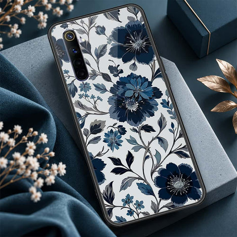 Realme 6 Cover - ONation Botanical Bloom Series - HQ Ultra Shine Premium Infinity Glass Soft Silicon Borders Case