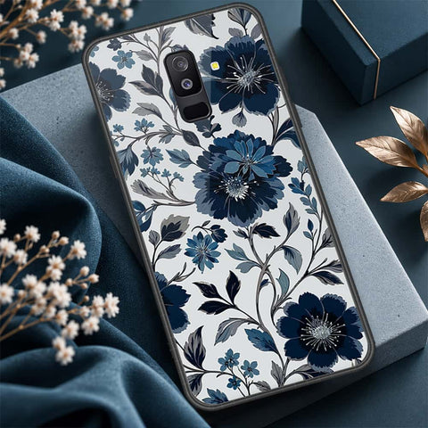 Samsung Galaxy A9 Star Lite Cover - ONation Botanical Bloom Series - HQ Ultra Shine Premium Infinity Glass Soft Silicon Borders Case