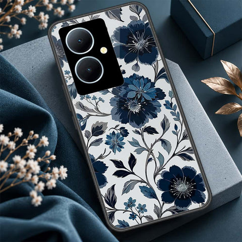 Vivo Y78 Plus 5G Cover - ONation Botanical Bloom Series - HQ Ultra Shine Premium Infinity Glass Soft Silicon Borders Case