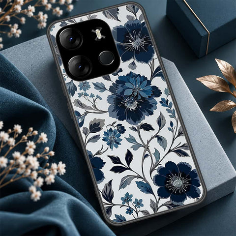 Tecno Spark Go 2023 Cover - ONation Botanical Bloom Series - HQ Ultra Shine Premium Infinity Glass Soft Silicon Borders Case