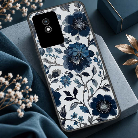 Vivo Y02t Cover - ONation Botanical Bloom Series - HQ Ultra Shine Premium Infinity Glass Soft Silicon Borders Case