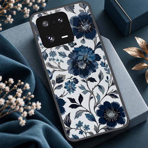 Xiaomi 13 Pro Cover - ONation Botanical Bloom Series - HQ Ultra Shine Premium Infinity Glass Soft Silicon Borders Case