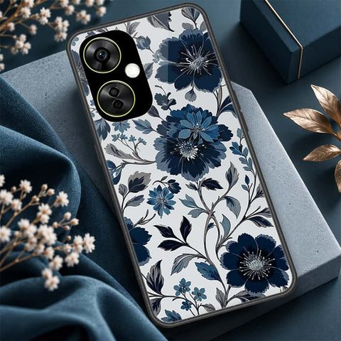 OnePlus Nord N30 Cover - ONation Botanical Bloom Series - HQ Ultra Shine Premium Infinity Glass Soft Silicon Borders Case
