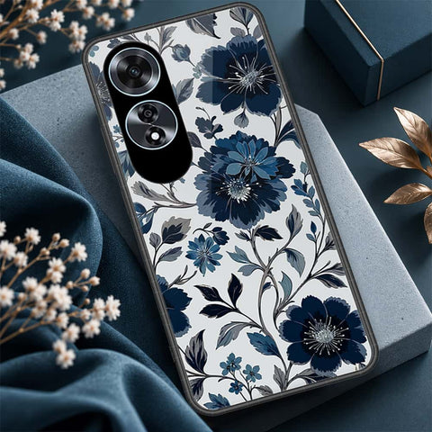 Oppo A60 Cover - ONation Botanical Bloom Series - HQ Ultra Shine Premium Infinity Glass Soft Silicon Borders Case