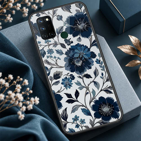 Realme 7i Cover - ONation Botanical Bloom Series - HQ Ultra Shine Premium Infinity Glass Soft Silicon Borders Case