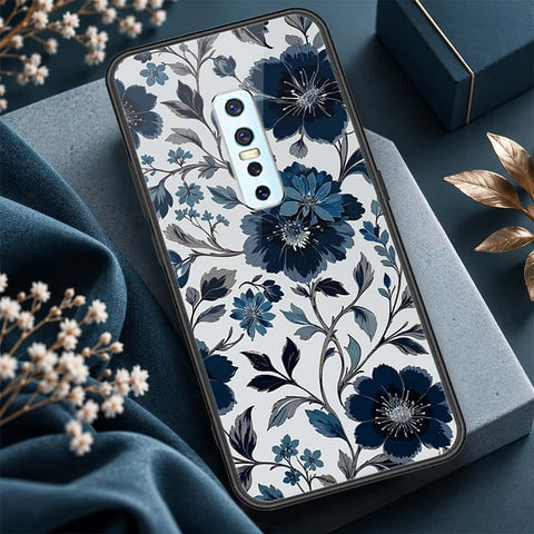 Vivo V17 Pro Cover - ONation Botanical Bloom Series - HQ Ultra Shine Premium Infinity Glass Soft Silicon Borders Case