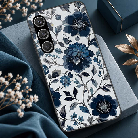 Samsung Galaxy S26 Plus Cover - ONation Botanical Bloom Series - HQ Ultra Shine Premium Infinity Glass Soft Silicon Borders Case