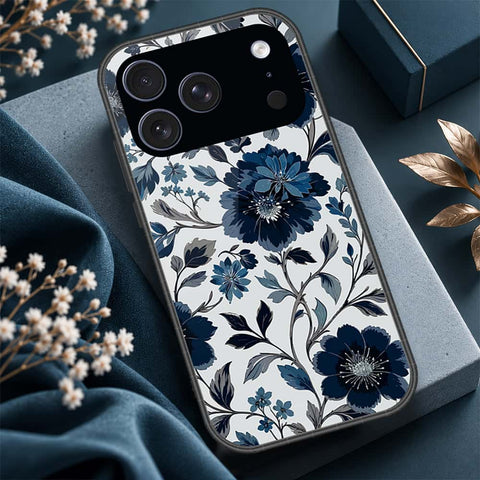 iPhone 17 Pro - ONation Botanical Bloom Series - HQ Ultra Shine Premium Infinity Glass Soft Silicon Borders Case