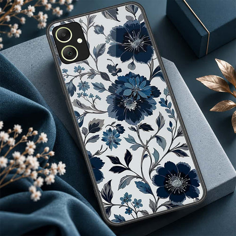 Samsung Galaxy A06 Cover - ONation Botanical Bloom Series - HQ Ultra Shine Premium Infinity Glass Soft Silicon Borders Case
