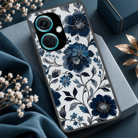 OnePlus Nord N30 Cover - ONation Botanical Bloom Series - HQ Ultra Shine Premium Infinity Glass Soft Silicon Borders Case