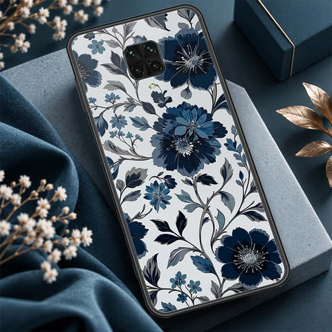 Xiaomi Redmi Note 9 Pro Cover - ONation Botanical Bloom Series - HQ Ultra Shine Premium Infinity Glass Soft Silicon Borders Case
