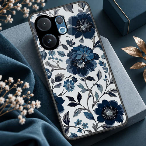 Vivo T4 Pro Cover - ONation Botanical Bloom Series - HQ Ultra Shine Premium Infinity Glass Soft Silicon Borders Case