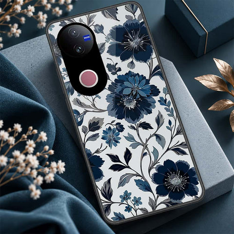 Vivo T4R Cover - ONation Botanical Bloom Series - HQ Ultra Shine Premium Infinity Glass Soft Silicon Borders Case