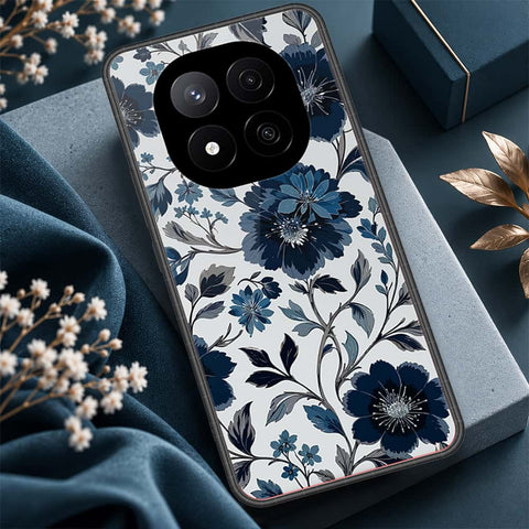Xiaomi Poco X7 Cover - ONation Botanical Bloom Series - HQ Ultra Shine Premium Infinity Glass Soft Silicon Borders Case
