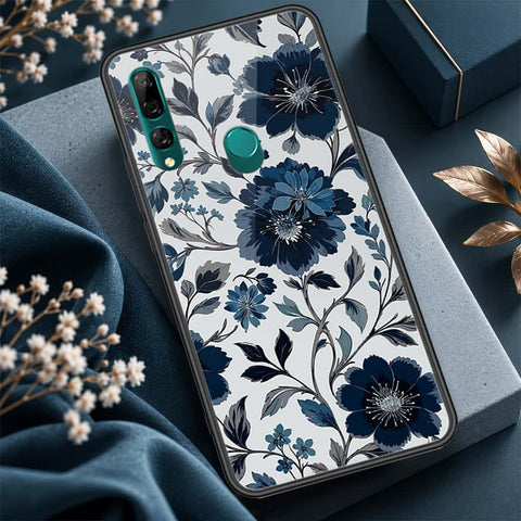 Huawei P Smart Z Cover - ONation Botanical Bloom Series - HQ Ultra Shine Premium Infinity Glass Soft Silicon Borders Case
