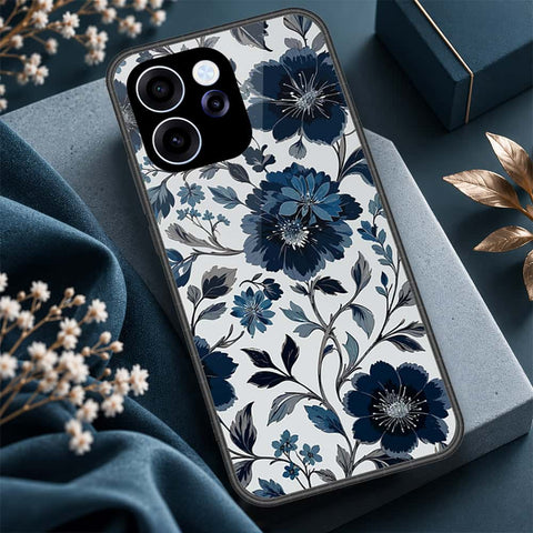 Oppo Reno 15F Cover - ONation Botanical Bloom Series - HQ Ultra Shine Premium Infinity Glass Soft Silicon Borders Case