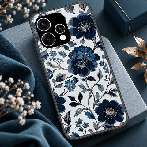 Oppo Reno 15 Cover - ONation Botanical Bloom Series - HQ Ultra Shine Premium Infinity Glass Soft Silicon Borders Case