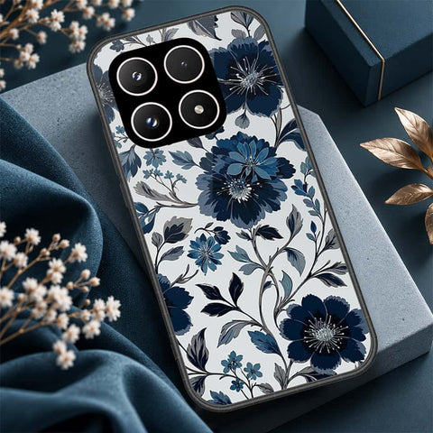 Xiaomi 17 Cover - ONation Botanical Bloom Series - HQ Ultra Shine Premium Infinity Glass Soft Silicon Borders Case