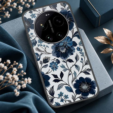 Xiaomi 17 Ultra Cover - ONation Botanical Bloom Series - HQ Ultra Shine Premium Infinity Glass Soft Silicon Borders Case
