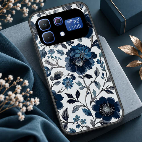 Infinix Note 60 Cover - ONation Botanical Bloom Series - HQ Ultra Shine Premium Infinity Glass Soft Silicon Borders Case