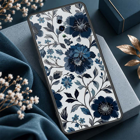 Oppo Reno Cover - ONation Botanical Bloom Series - HQ Ultra Shine Premium Infinity Glass Soft Silicon Borders Case